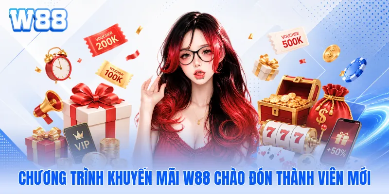 Chương trình khuyến mãi W88 chào đón thành viên mới