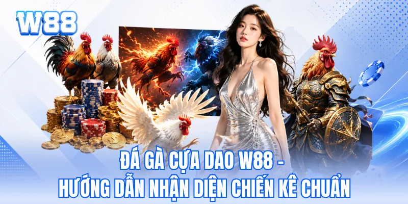 Đá Gà Cựa Dao W88 - Hướng Dẫn Nhận Diện Chiến Kê Chuẩn