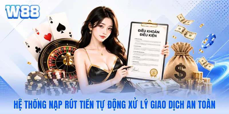 Hệ thống nạp rút tiền tự động xử lý giao dịch an toàn Hệ thống nạp rút tiền tự động xử lý giao dịch an toàn