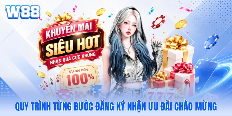 Quy trình từng bước đăng ký nhận ưu đãi chào mừng Quy trình từng bước đăng ký nhận ưu đãi chào mừng